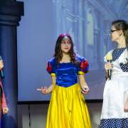 "Snow White" 6th graders from section 6M2 complete the school's winter theater season