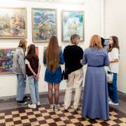 The Arsenyev Museum of the History of the Far East has opened an exhibition "Debut" of students of the Art school of ILS