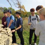 Korean students from ILS visit memorial to Korean patriot Lee Sang Sul and Korean history museum in Ussuriisk