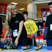 Anfisa Bogdanenko – winner of Russian National Robot Olympiad 