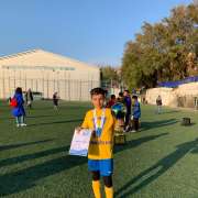 Luch Football Club, which includes an ILS student, wins international tournament 