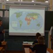 ILS students begin work on Literacy Day projects 