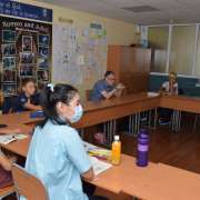 ILS students begin work on Literacy Day projects 
