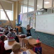 ILS students participate in All-Russian health lesson 