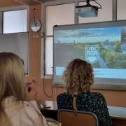 IB Students of 11th and 12th grade had an online talk with the representative of the University of British Columbia, Vancouver