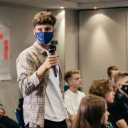 A student of the 11th grade of the International Linguistic School, Semyon Belyaev, was among the winners of the National Technological Olympiad