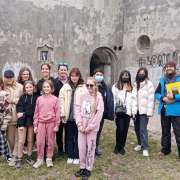 Students of the International Linguistic School visited places of military glory in Primorye