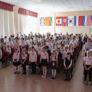 Congratulations from the Principal of the International Linguistic School on Victory Day. Dear colleagues, students, parents!