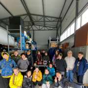 Fifth grade students of the International Linguistic School went on an excursion to the search and rescue team of the Ministry of Emergency Situations