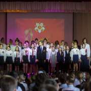 Congratulations from the Principal of the International Linguistic School on Victory Day. Dear colleagues, students, parents!